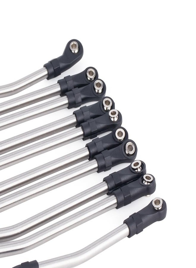 VNUHV 10Pcs Stainless Steel Link Rod Linkage 313mm Wheelbase for Axial SCX10 II 90046 1/10 Crawler Car Upgrade Parts - Image 5